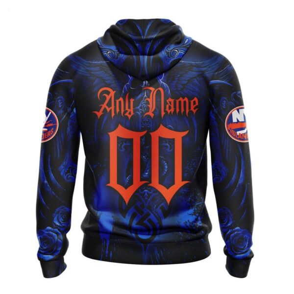 New York Islanders Hoodie Special Design With Skull Art Hoodie