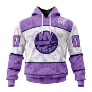 New York Islanders Hoodie Special Lavender Fight Cancer Hoodie 1 1