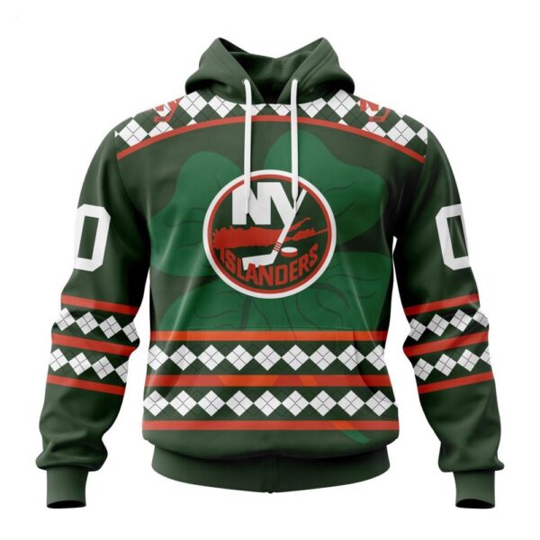 New York Islanders Hoodie Specialized Unisex Kits Hockey Celebrate St Patrick’s Day Hoodie