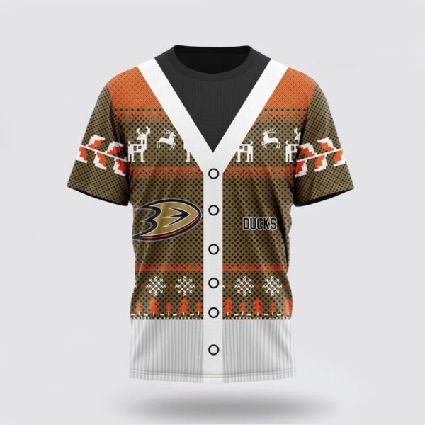 Personalized NHL Anaheim Ducks 3D T Shirt Specialized Unisex Sweater For Chrismas Season T Shirt