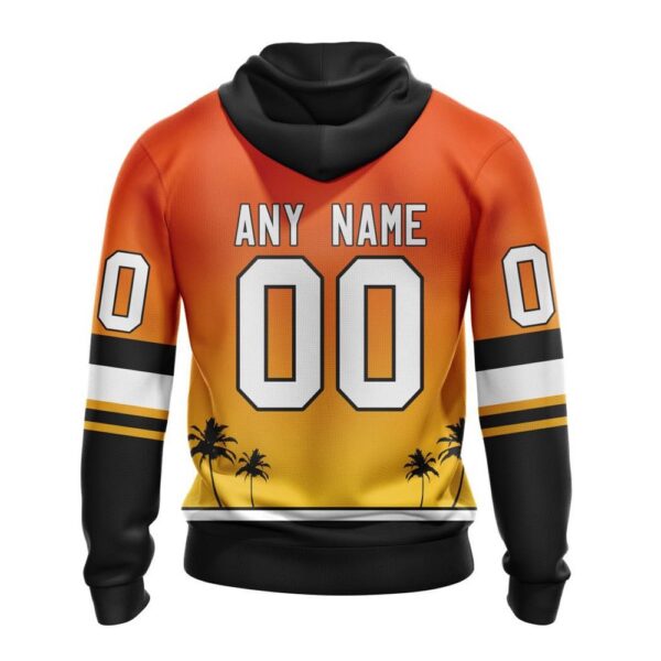 Personalized NHL Anaheim Ducks All Over Print Hoodie New Gradient Series Concept Hoodie