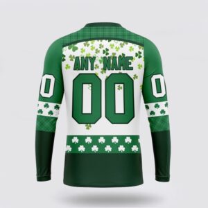Personalized NHL Anaheim Ducks Crewneck Sweatshirt Special Design For St Patrick Day Sweatshirt 2