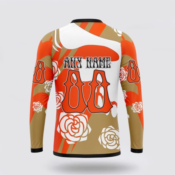 Personalized NHL Anaheim Ducks Crewneck Sweatshirt Special Grateful Dead Gathering Flowers Design Sweatshirt