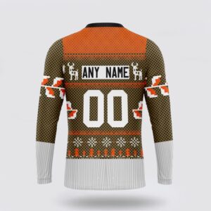 Personalized NHL Anaheim Ducks Crewneck Sweatshirt Specialized Unisex Sweater For Chrismas Season Sweatshirt 2