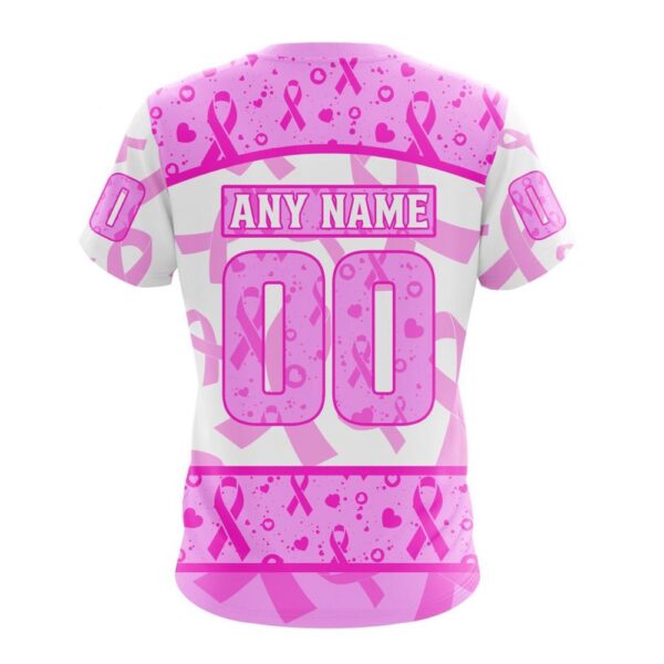 Personalized NHL Anaheim Ducks T-Shirt Special Pink October Breast Cancer Awareness Month T-Shirt