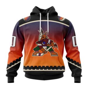 Personalized NHL Arizona Coyotes All Over Print Hoodie New Gradient Series Concept Hoodie 1