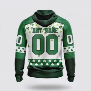 Personalized NHL Arizona Coyotes All Over Print Hoodie Special Design For St Patrick Day Hoodie 2