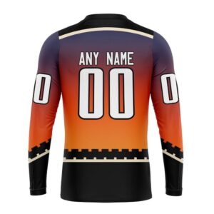Personalized NHL Arizona Coyotes Crewneck Sweatshirt New Gradient Series Concept 2