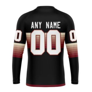 Personalized NHL Arizona Coyotes Crewneck Sweatshirt Special Black And Gradient Design 2
