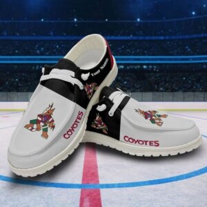 Personalized NHL Arizona Coyotes Hey Dude Shoes For Hockey Fans