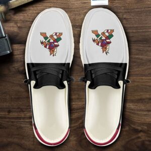 Personalized NHL Arizona Coyotes Hey Dude Shoes For Hockey Fans 3