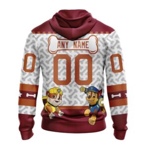 Personalized NHL Arizona Coyotes Hoodie Special PawPatrol Design Hoodie 2