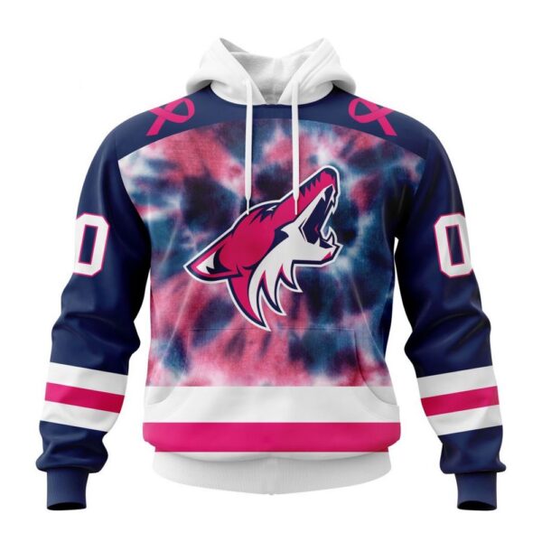 Personalized NHL Arizona Coyotes Hoodie Special Pink October Fight Breast Cancer Hoodie