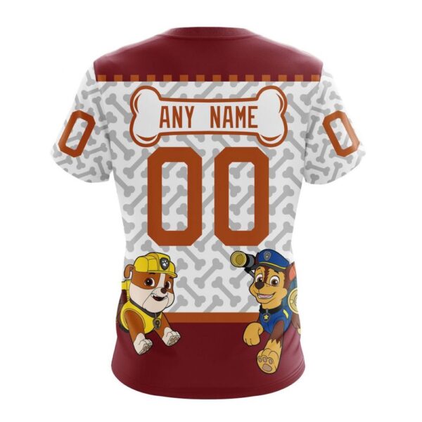 Personalized NHL Arizona Coyotes T-Shirt Special PawPatrol Design T-Shirt