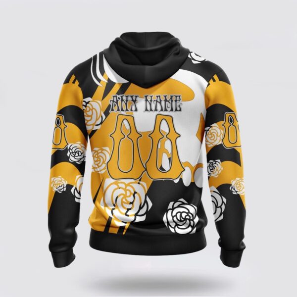 Personalized NHL Boston Bruins All Over Print Hoodie Special Grateful Dead Gathering Flowers Design Hoodie