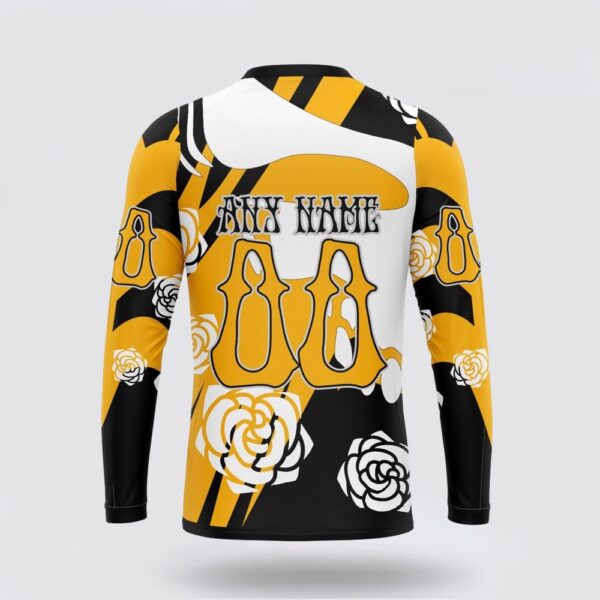 Personalized NHL Boston Bruins Crewneck Sweatshirt Special Grateful Dead Gathering Flowers Design Sweatshirt