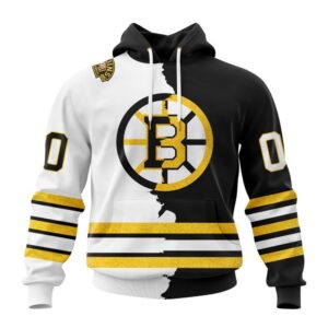 Personalized NHL Boston Bruins Hoodie 2024 Home Mix Away Hoodie 1