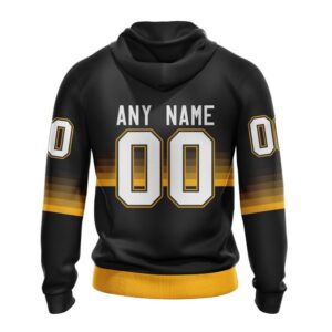 Personalized NHL Boston Bruins Hoodie Special Black And Gradient Design Hoodie 2