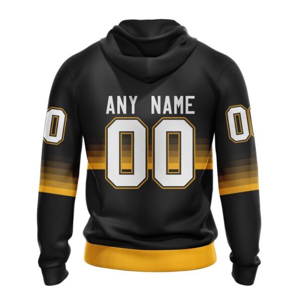 Personalized NHL Boston Bruins Hoodie Special Black And Gradient Design Hoodie