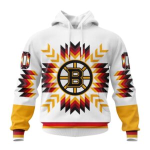 Personalized NHL Boston Bruins Hoodie Special Design With Native Pattern Hoodie 1