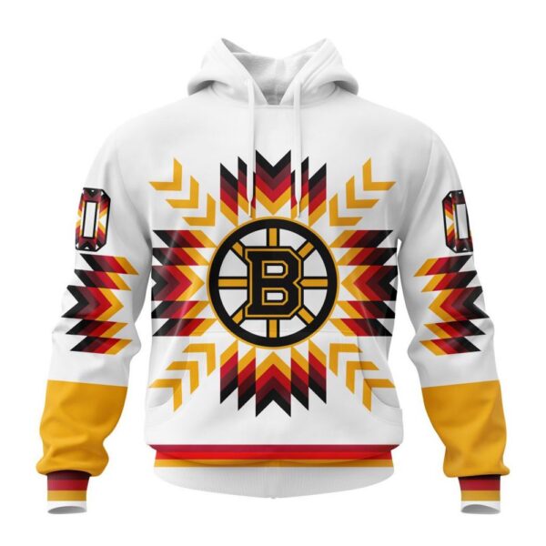 Personalized NHL Boston Bruins Hoodie Special Design With Native Pattern Hoodie