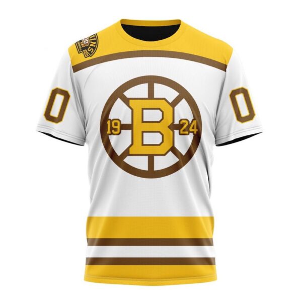 Personalized NHL Boston Bruins T-Shirt 2024 Centennial Concept Kits T-Shirt