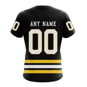 Personalized NHL Boston Bruins T Shirt 2024 Centennial Home Kits T Shirt 2