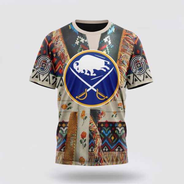 Personalized NHL Buffalo Sabres 3D T Shirt Special Native Costume Design T Shirt