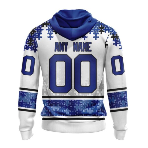 Personalized NHL Buffalo Sabres All Over Print Hoodie Special Autism Awareness Design With Home Jersey Style Hoodie