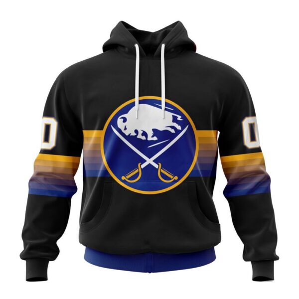 Personalized NHL Buffalo Sabres All Over Print Hoodie Special Black And Gradient Design Hoodie