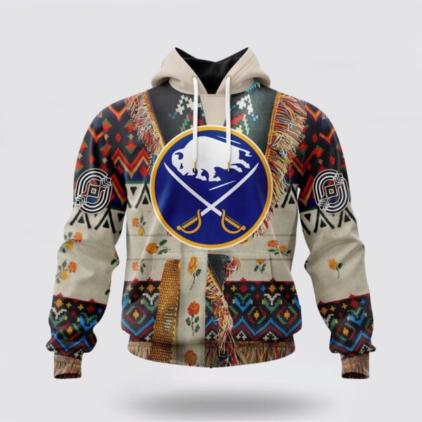 Personalized NHL Buffalo Sabres All Over Print Hoodie Special Native Costume Design Hoodie