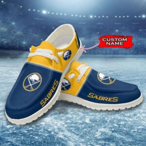 Personalized NHL Buffalo Sabres Hey Dude Shoes For Hockey Fans