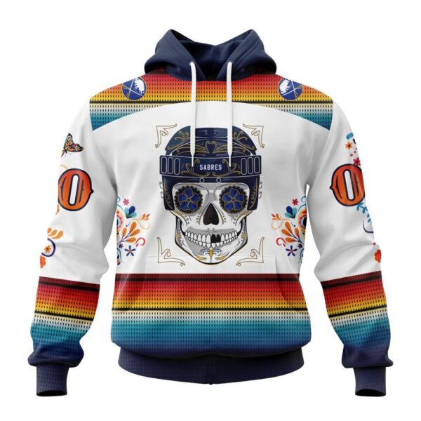 Personalized NHL Buffalo Sabres Hoodie Special Design For Dia De Los Muertos Hoodie