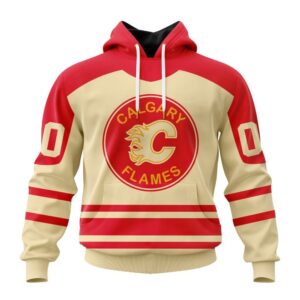 Personalized NHL Calgary Flames 2024 Heritage Classic Hoodie 1