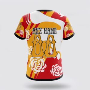 Personalized NHL Calgary Flames 3D T Shirt Special Grateful Dead Gathering Flowers Design T Shirt 2