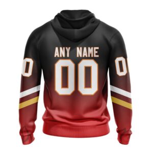 Personalized NHL Calgary Flames All Over Print Hoodie New Gradient Series Concept Hoodie 2