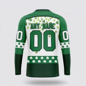 Personalized NHL Calgary Flames Crewneck Sweatshirt Special Design For St Patrick Day Sweatshirt 2