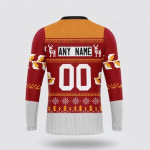 Personalized NHL Calgary Flames Crewneck Sweatshirt Specialized Unisex Sweater For Chrismas Season Sweatshirt 2