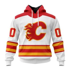Personalized NHL Calgary Flames Hoodie 2024 Away Kits Hoodie 1