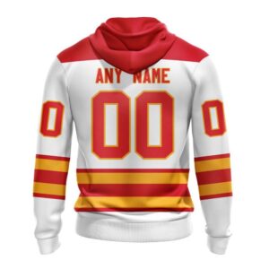 Personalized NHL Calgary Flames Hoodie 2024 Away Kits Hoodie 2