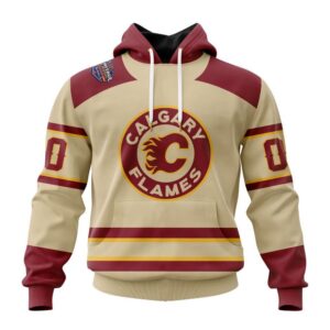 Personalized NHL Calgary Flames Hoodie 2024 Heritage Classic Concept Hoodie 1