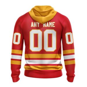 Personalized NHL Calgary Flames Hoodie 2024 Home Kits Hoodie 2