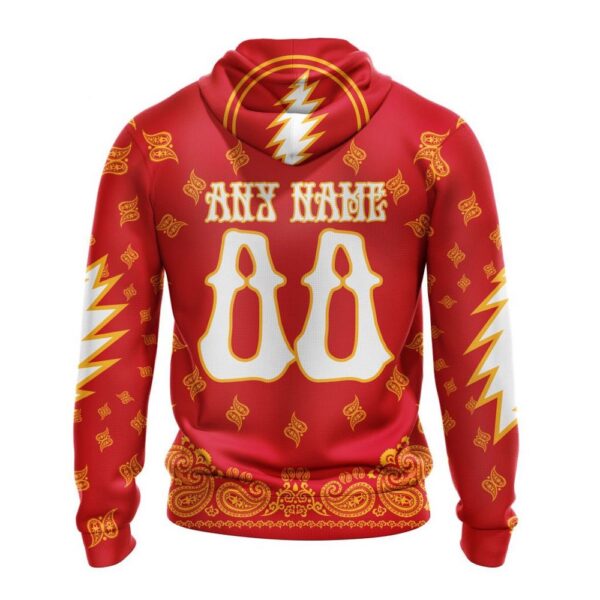 Personalized NHL Calgary Flames Hoodie Special Grateful Dead Design Hoodie