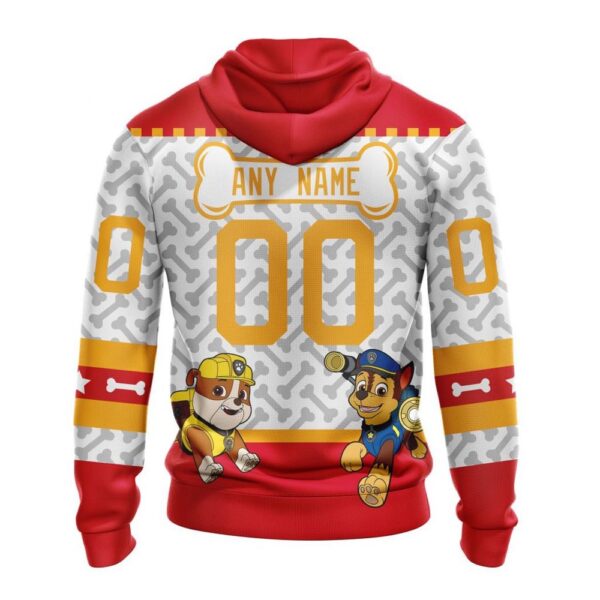 Personalized NHL Calgary Flames Hoodie Special PawPatrol Design Hoodie