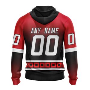 Personalized NHL Carolina Hurricanes All Over Print Hoodie New Gradient Series Concept Hoodie 2