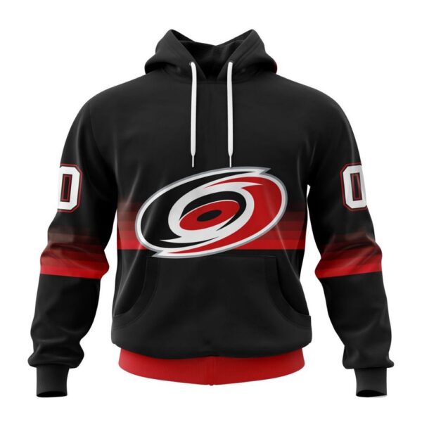 Personalized NHL Carolina Hurricanes All Over Print Hoodie Special Black And Gradient Design Hoodie