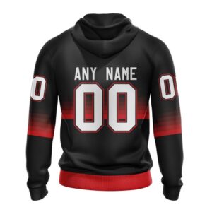 Personalized NHL Carolina Hurricanes All Over Print Hoodie Special Black And Gradient Design Hoodie 2