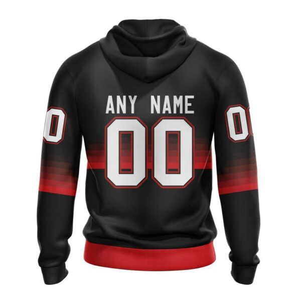 Personalized NHL Carolina Hurricanes All Over Print Hoodie Special Black And Gradient Design Hoodie