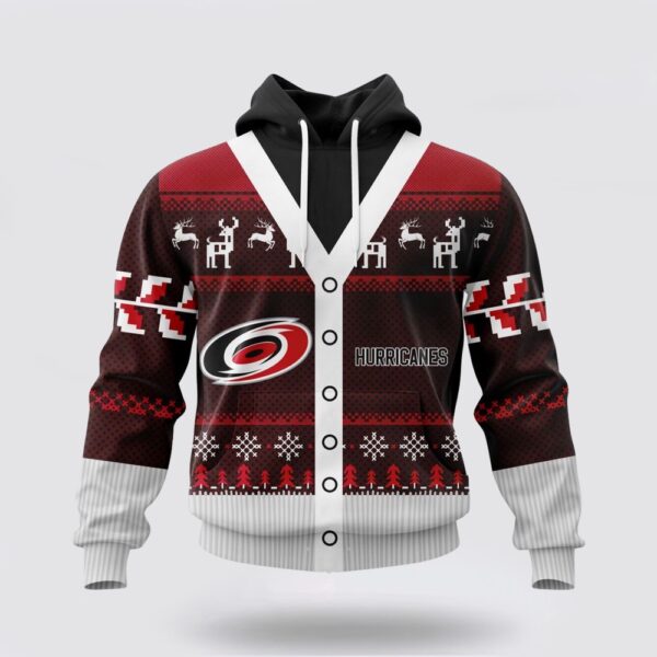 Personalized NHL Carolina Hurricanes All Over Print Unisex Hoodie For Chrismas Season Hoodie