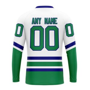 Personalized NHL Carolina Hurricanes Crewneck Sweatshirt 2024 White Whalers Kits Sweatshirt 2